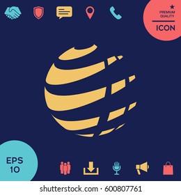 Earth logo design symbol