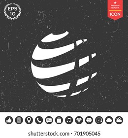 Earth logo design symbol