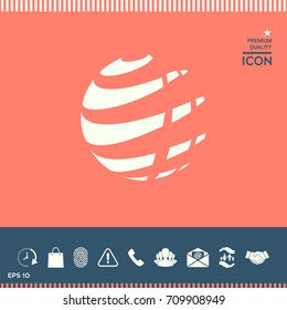 Earth logo design symbol
