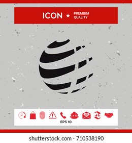 Earth logo design symbol
