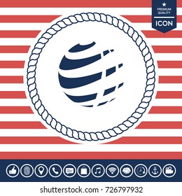 Earth logo design symbol
