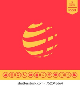 Earth logo design symbol