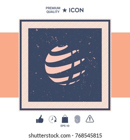 Earth logo design symbol