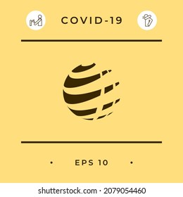 Earth logo design symbol. Element for your design