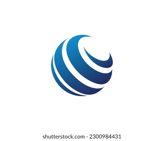 Earth Logo Design template simple