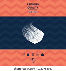 Earth logo design with texture