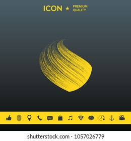 Earth logo design with texture