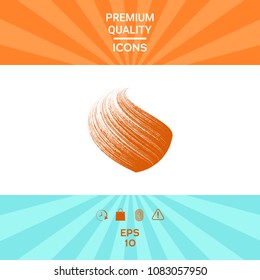 Earth logo design with texture