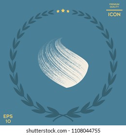 Earth logo design with texture