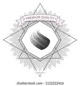 Earth logo design with texture