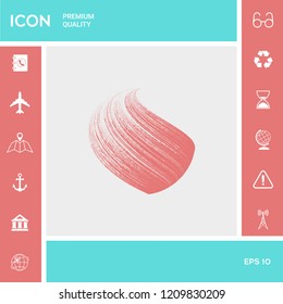 Earth logo design with texture