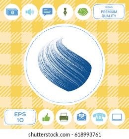 Earth logo design with texture