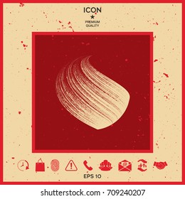 Earth logo design with texture