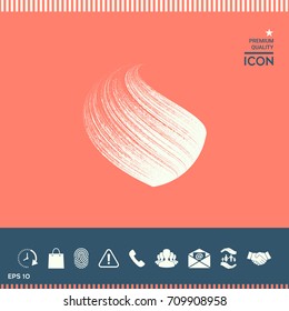 Earth logo design with texture
