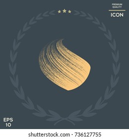 Earth logo design with texture