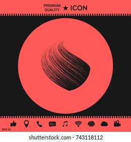 Earth logo design with texture