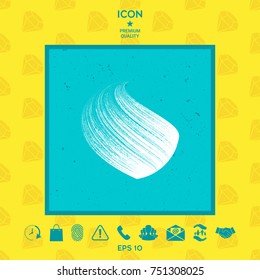 Earth logo design with texture