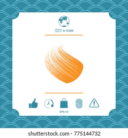 Earth logo design with texture