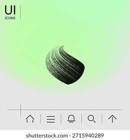 Diseño del logotipo de la tierra con textura. Elemento para su diseño