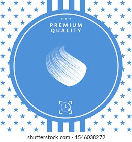 Earth logo design with texture. Graphic elements for your design