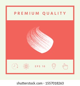 Earth logo design with texture. Graphic elements for your design