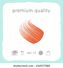 Earth logo design with texture. Graphic elements for your design