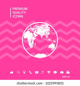 Earth logo icon