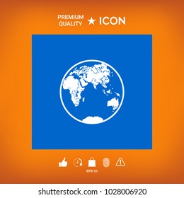 Earth logo icon