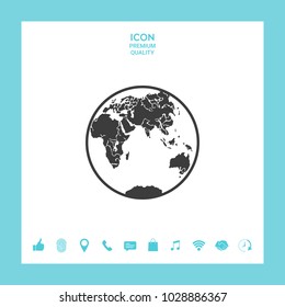 Earth logo icon