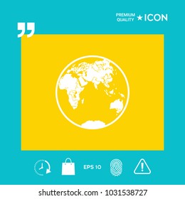 Earth logo icon