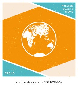 Earth logo icon