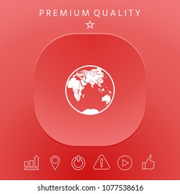 Earth logo icon