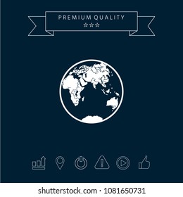 Earth logo icon