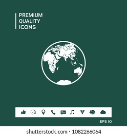 Earth logo icon
