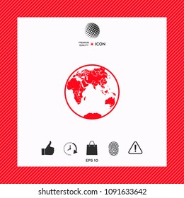 Earth logo icon