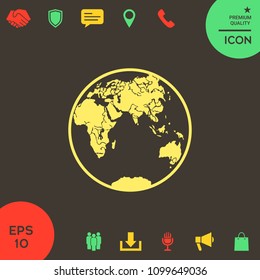 Earth logo icon