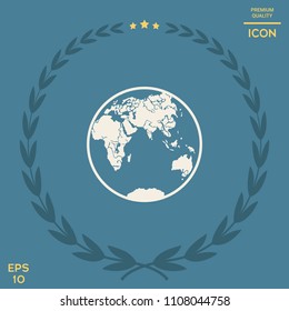 Earth logo icon