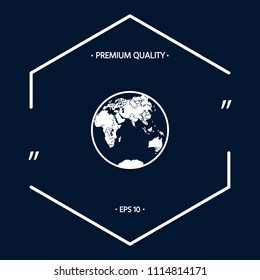 Earth logo icon