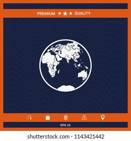 Earth logo icon