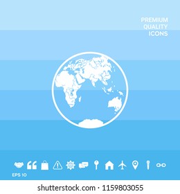 Earth logo icon