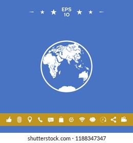 Earth logo icon