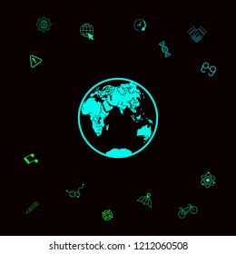 Earth logo icon