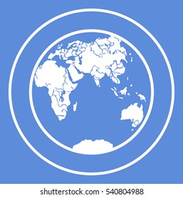 Earth logo icon