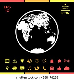 Earth logo icon