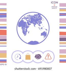 Earth logo icon