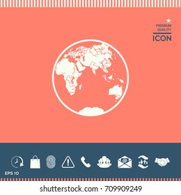 Earth logo icon