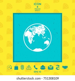 Earth logo icon