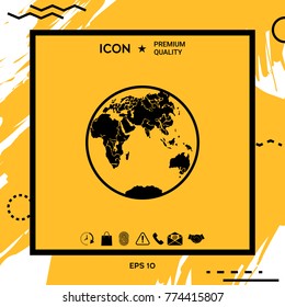Earth logo icon