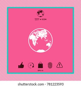 Earth logo icon