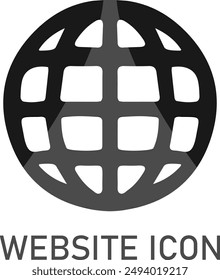 Earth logo icon vector illustration